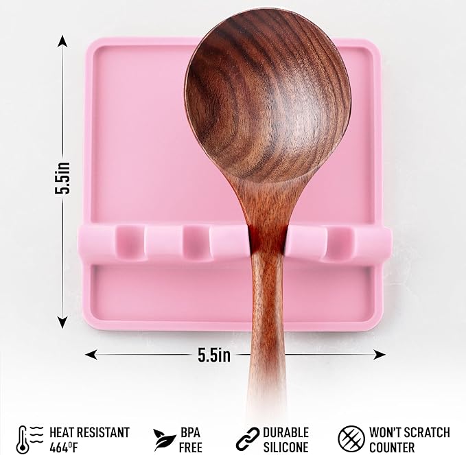 Zulay Kitchen Silicone Utensil Rest - Image 4