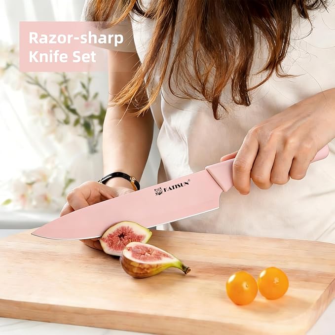 Knife Set, 15 Pieces Knives Sets - Image 6