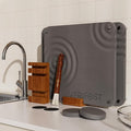 VERIFOST 2 Pcs Large Gray Stone Dish Drying Mat by VERIFOST