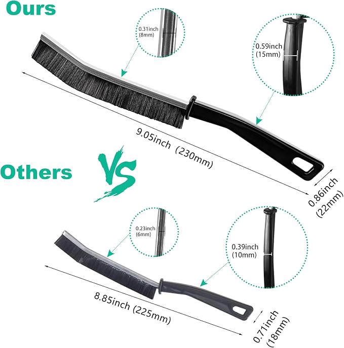 OKOM Multifunctional Stainless Steel Crevice Cleaning Brush - Image 4