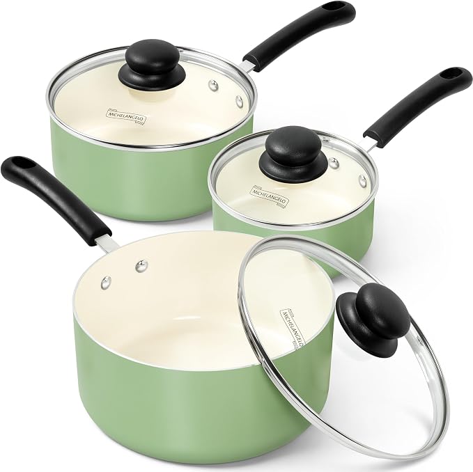 MICHELANGELO Nonstick Sauce Pan by Michelangelo