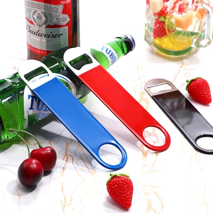 24 Pack Stainless Steel Flat Bottle Opener Bulk Heavy Duty Bartender Beer - Image 6