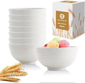 Wheat Straw Bowls Unbreakable Small Bowls Set of 8, Plastic Mini Bowl -10 OZ by BUSOKIP