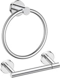 FORIOUS Toilet Paper Holder Wall Mount, SUS304 Stainless Steel Double Post by FORIOUS