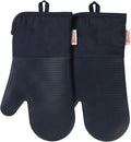 YUTAT Silicone Oven Mitts, High Heat Resistant Up to 500 Degrees, Waterproof by YUTAT