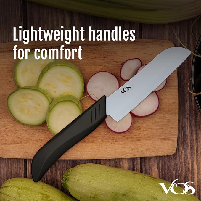 Vos Ceramic Knife Set in Elegant Gift Box, Ceramic Knives Set - Image 4