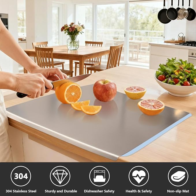 Large Stainless Steel Cutting Boards - Image 3