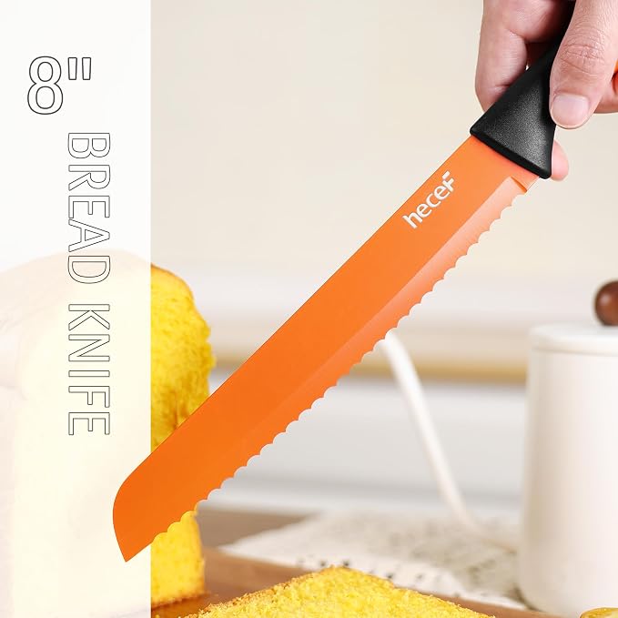 hecef 14 Pieces Kitchen Knife Set - Image 6