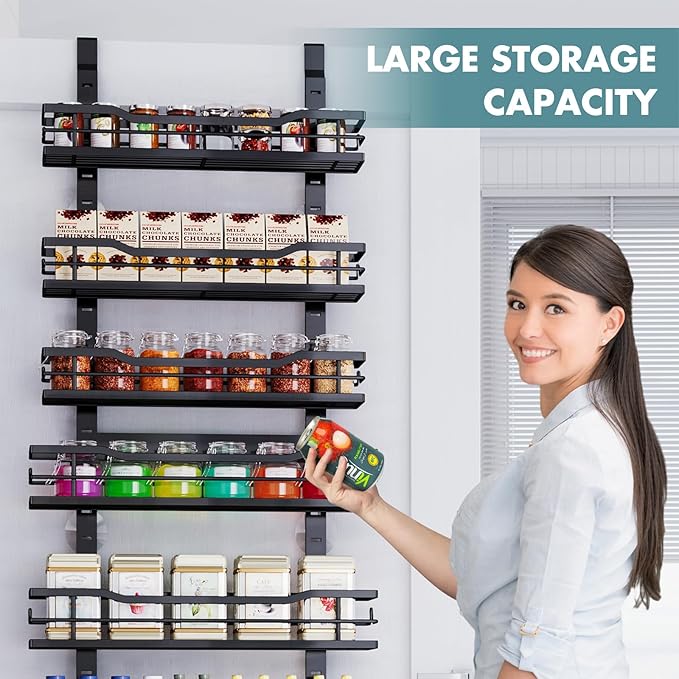 Eastherry Over The Door Pantry Organizer，9-Tier Over The Door Organizer - Image 7