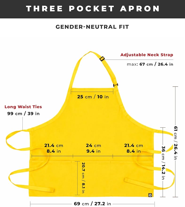 Chef Works Unisex Three Pocket Apron - Image 7