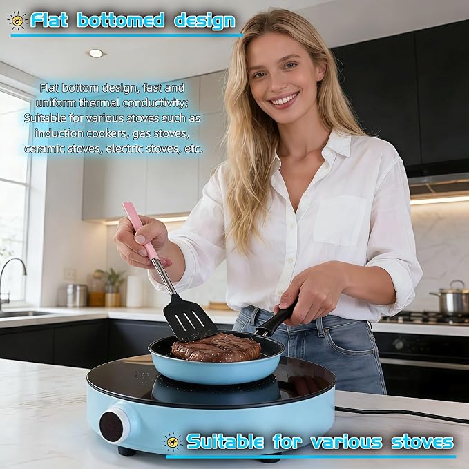 4.7 Inch Mini Skillet, Non-Stick Egg Pan - Image 9