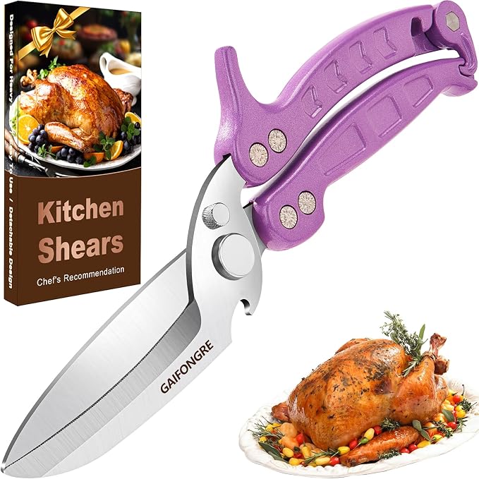 Heavy Duty Poultry Shears, Kitchen Shears by GAIFONGRE