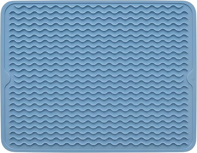 Silicone Drying Mat 16 × 12 – Royal Blue Non-Slip Sink Mat by Unknown