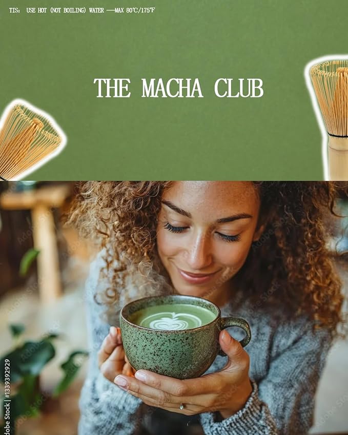 Taruzil Matcha Whisk, Matcha Bamboo Whisk, Matcha Whisks Set - Image 6