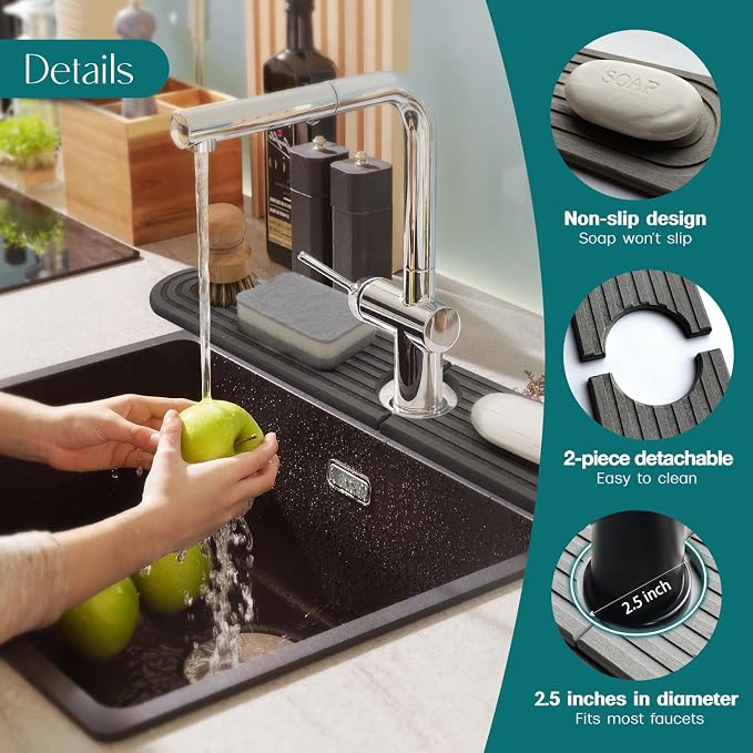 Dreatim Kitchen Faucet Absorbent Mat - Image 5