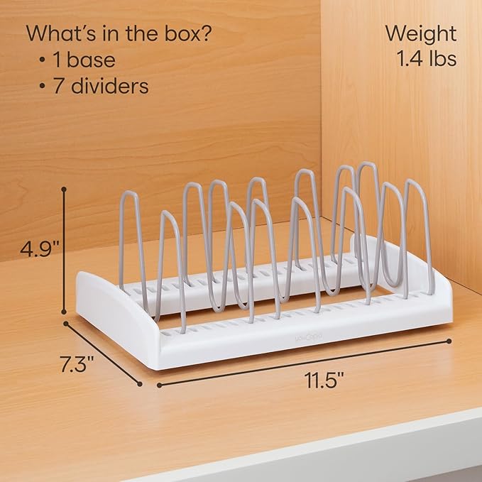 YouCopia StoreMore Adjustable Pot Lid Organizer - Image 4