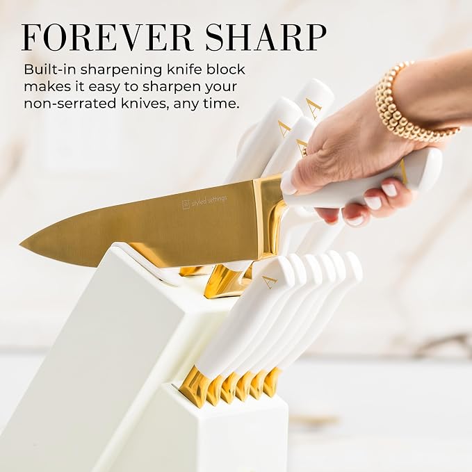 Personalized Gold Knife Set - Image 8