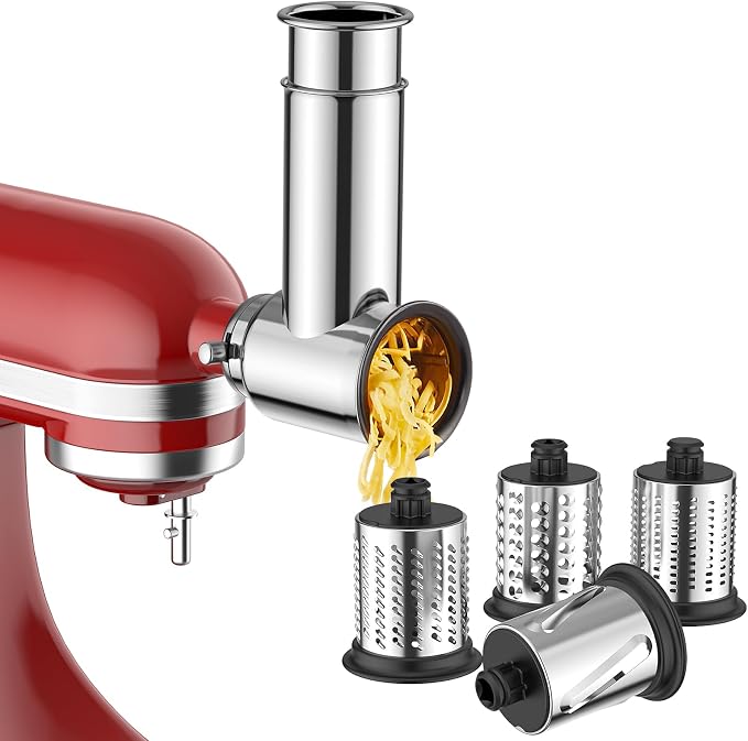 Stainless Steel Slicer Shredder Attachment by InnoMoon