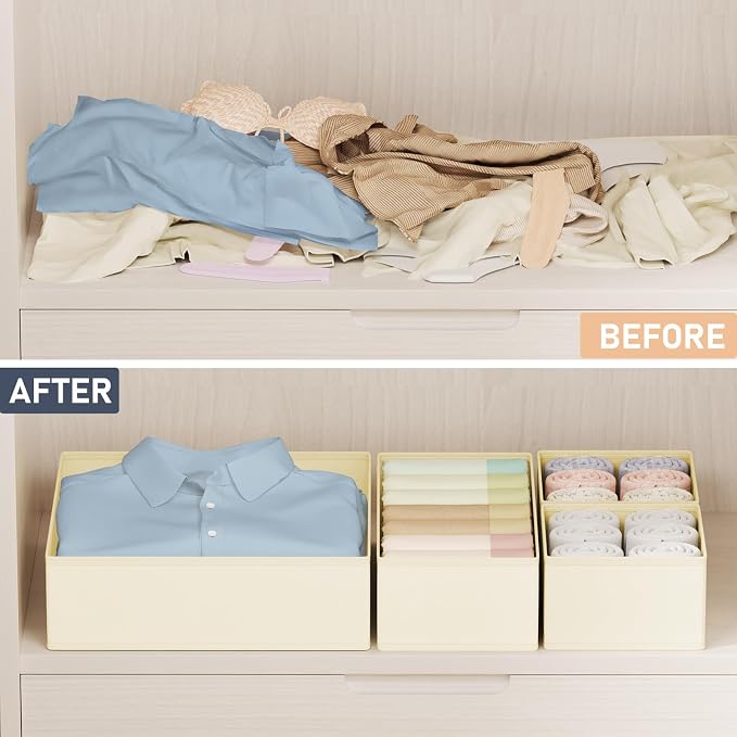 DIMJ Drawer Organizer Clothes Storage - Image 7