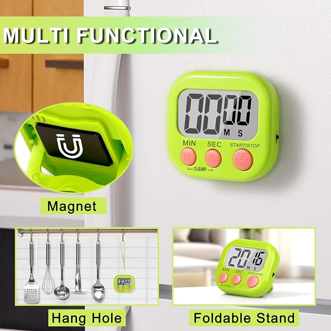 ZILLEEN Classroom Timer for Kids Teachers 2 Pack Digital Tmers - Image 2