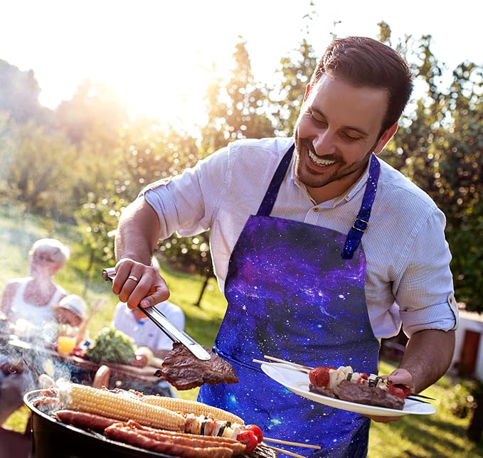 Adjustable Waterproof Apron Bib Apron - Image 4