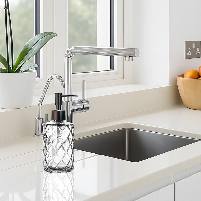 12Oz Small Glass Soap Dispenser - Image 5