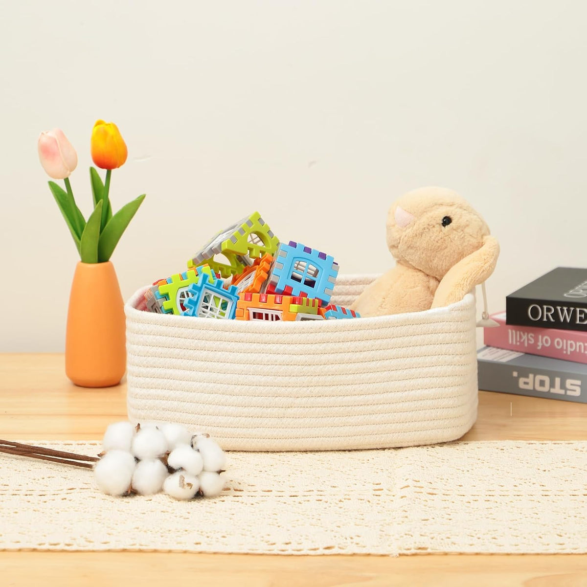 MiniArk Small Storage Baskets for Organizing | Closet Organizer Bins