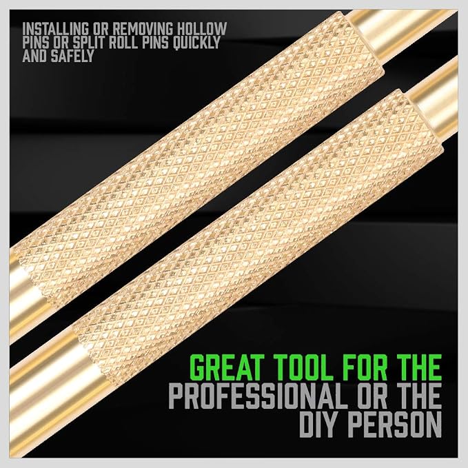 SWANLAKE 8-Piece Brass Punch Set, Removing Repair Tool1/8" - Image 5
