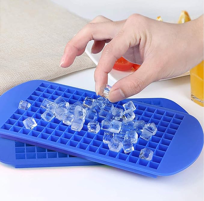 Silicone Mini Ice Cube Tray, 160 Crushed Ice Cube Molds Easy Release Small Ice - Image 4