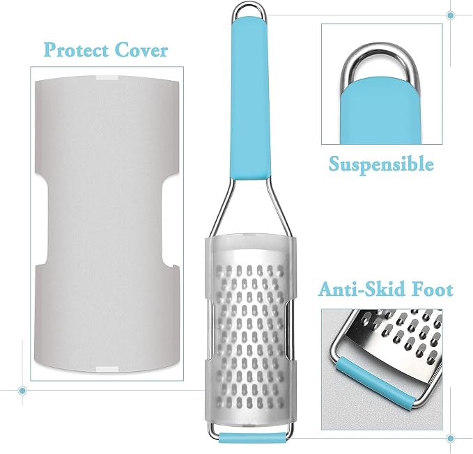 Cambom Cheese Grater Citrus Zester Lemon Zester Pack of 3-304 Stainless Steel - Image 7