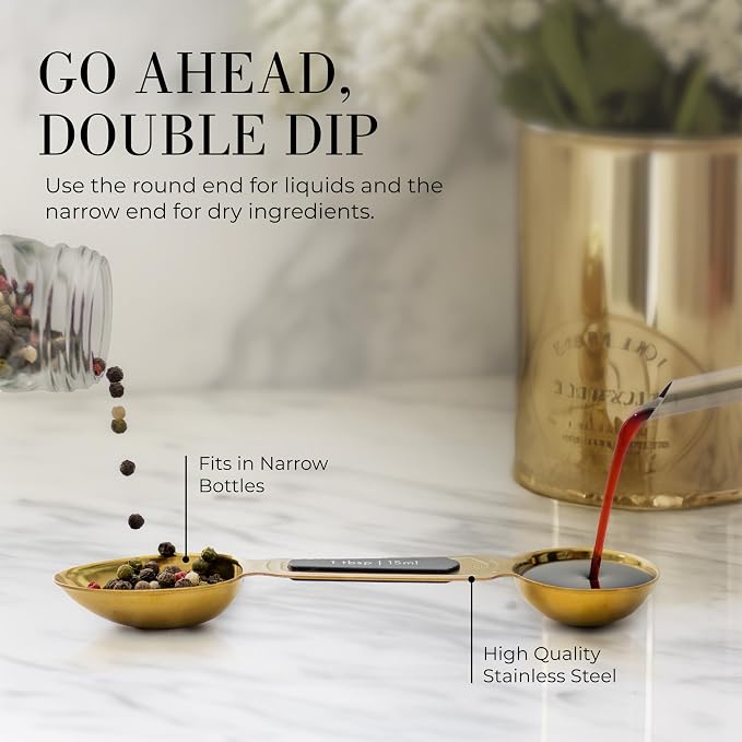 Gold Magnetic Measuring Spoons - Image 5