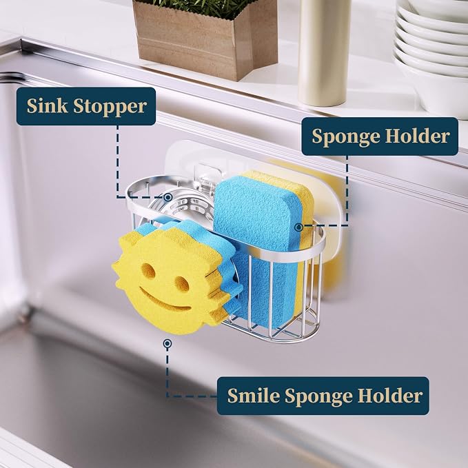 Consumest Sponge Holder Smiley Face - Image 8