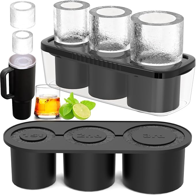 Ice Cube Tray for Tumbler Cup 30Oz-40Oz, Easy Fill and Release Ice Maker for by Ukulork