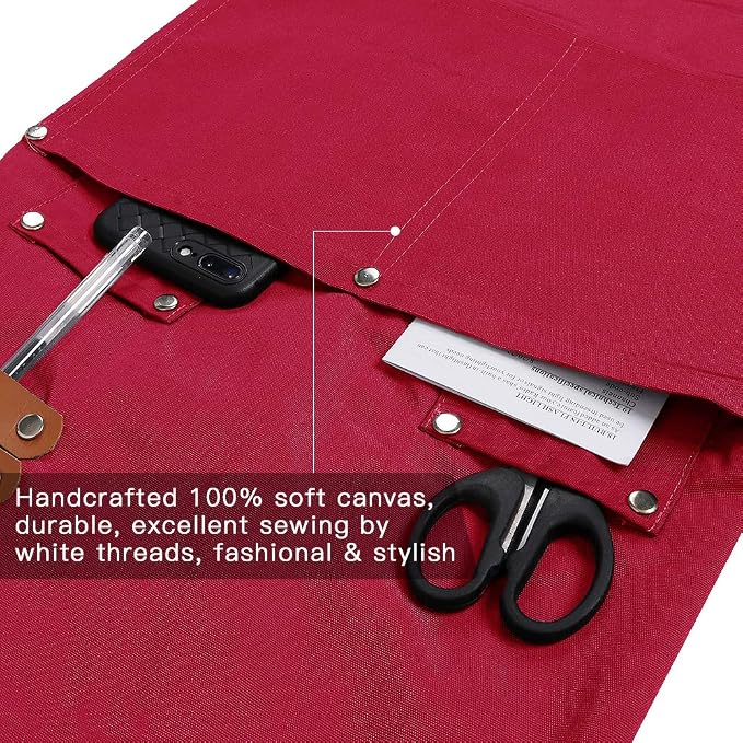Mignongirl Chef Apron, Cross Back Apron - Image 6