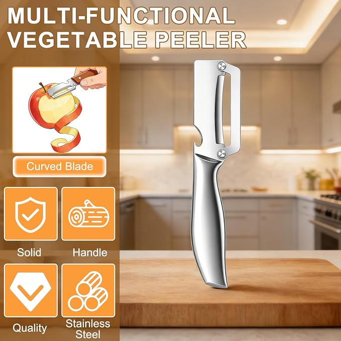 2Pc Multi-Functional Vegetable Peeler - Image 2