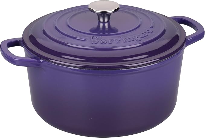 VORRINGARD Enameled Cast Iron Dutch Oven Pot - Image 6