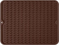 Silicone Dish Drying Mat, Non-Slip Easy Clean Sink Mat Large Heat-resistant by MODENGKONGJIAN