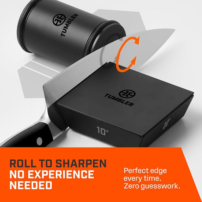 Tumbler Pro Black Rolling Knife Sharpener™ Starter Set - Image 7