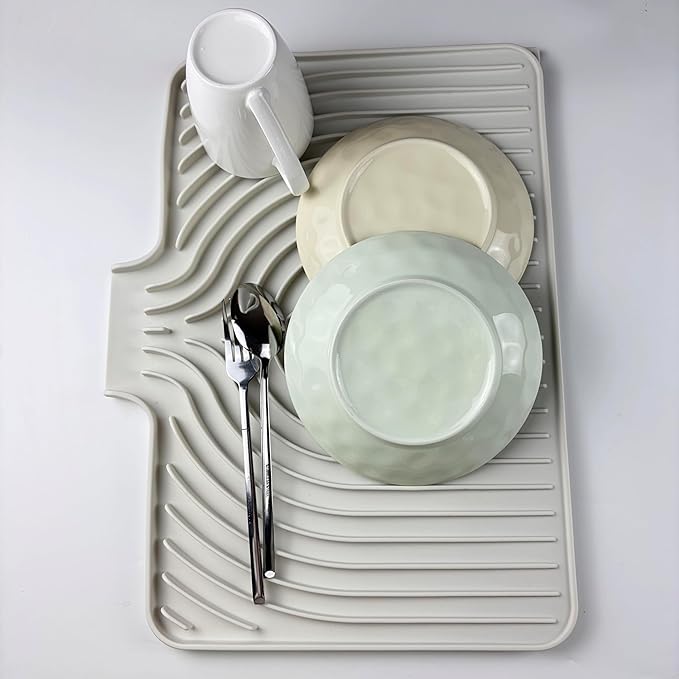 Dish Drying Mat for Kitchen Counter, - Image 3