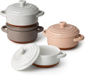 MALACASA Mini Cocotte Set - 12 OZ Small Casserole Dishes by MALACASA