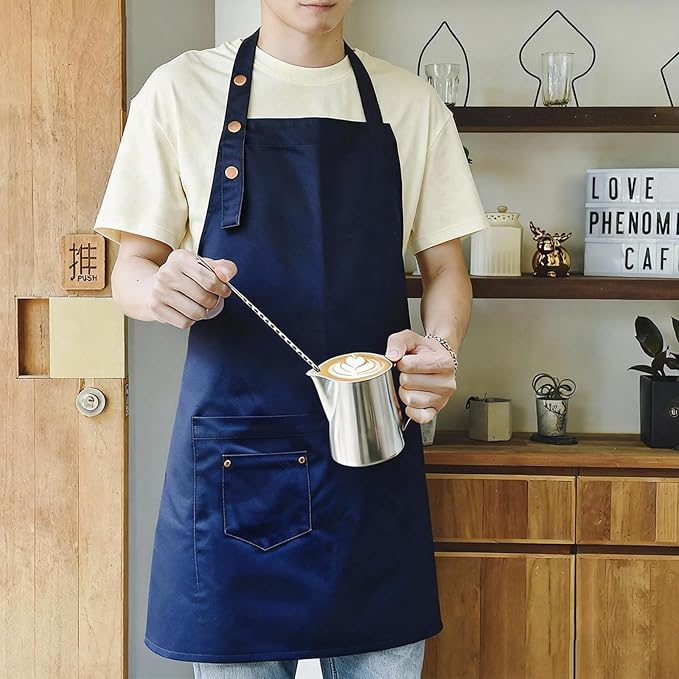 Art Aprons for Painting Pottery Ceramics, Mens Women Kitchen Cooking Aprons - Image 3