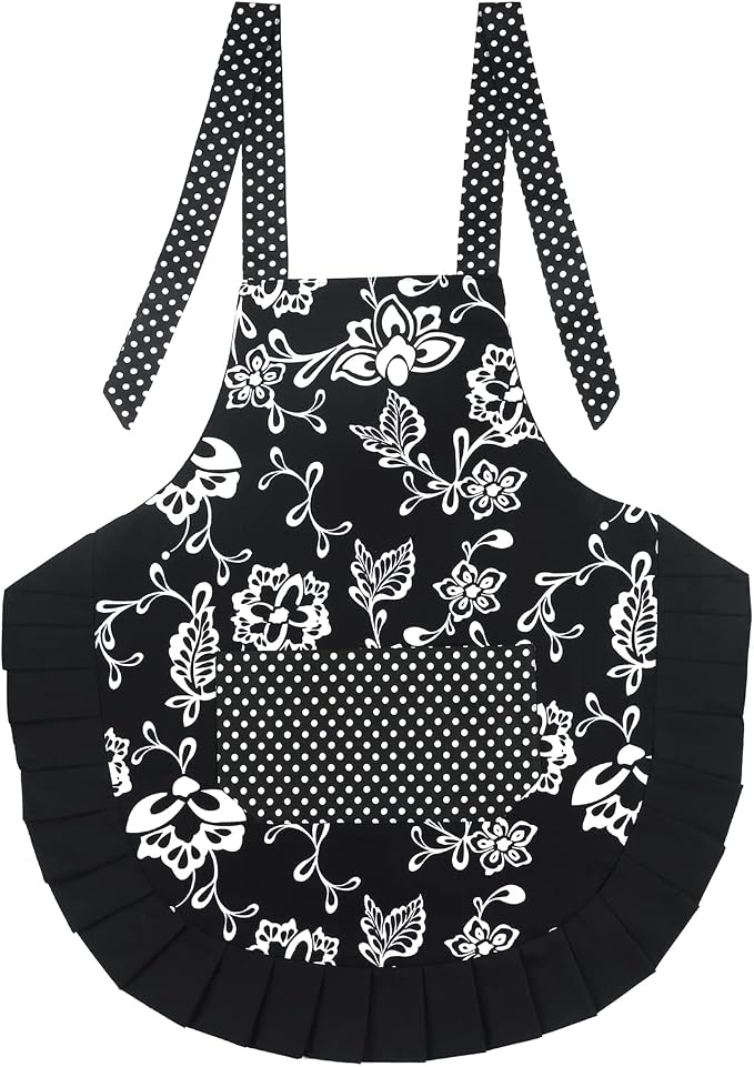 G2PLUS Vintage Floral Kitchen Apron - Image 4