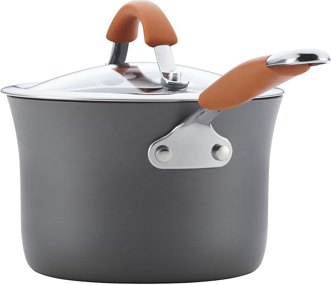 Rachael Ray Cucina Dishwasher Safe Hard Anodized Nonstick Cookware Pots and - Image 9
