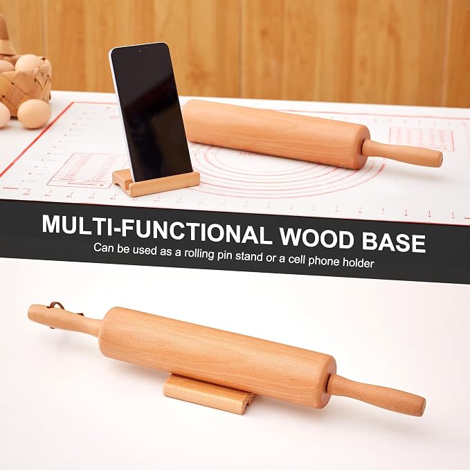 Classic Wood Rolling Pin - Image 4