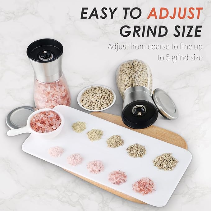 Ebaco Original Stainless Steel Salt or Pepper Grinder - Image 3