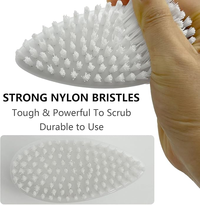 GKETN Scrub Brush for Cleaning Scrubbing Heavy Duty Stiff Nylon Bristles - Image 2