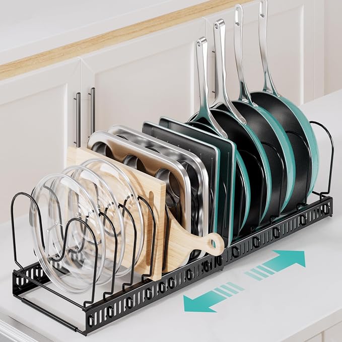 ORDORA Pots and Pans Organizer under Cabinet - Image 2