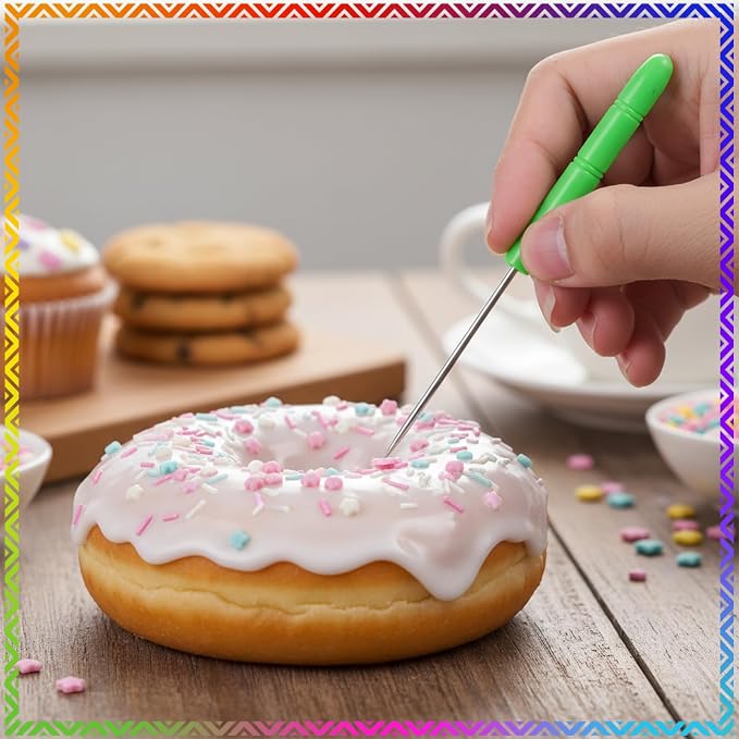 TIESOME 24Pcs Sugar Stir Needle Scriber Needle Biscuit Icing Pin DIY Baking Pin - Image 4