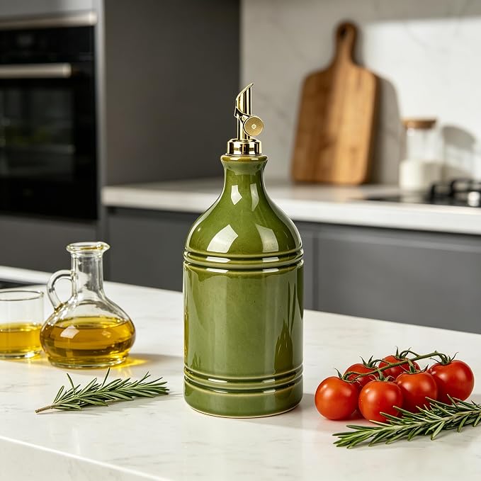Ceramic Olive Oil Dispenser Bottle - Image 6