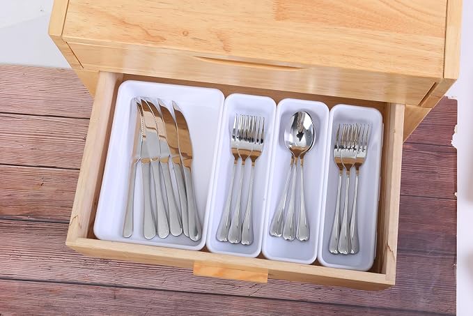 Kutesna 15 PCS Interlocking Desk Drawer Organizer Separator - Image 4